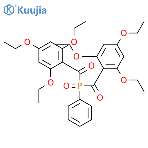 Phosphine oxide, phenylbis(2,4,6-triethoxybenzoyl)- structure