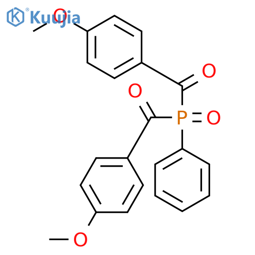 Phosphine oxide, bis(4-methoxybenzoyl)phenyl- structure