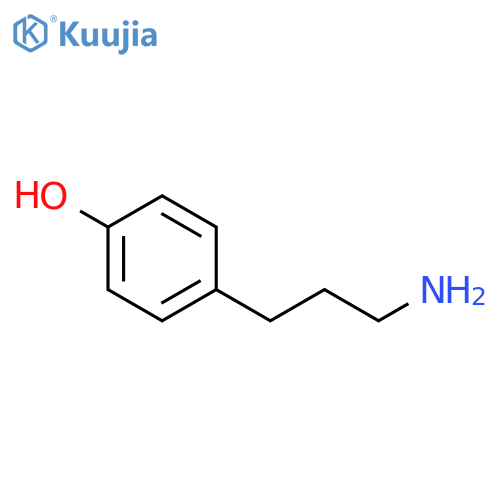 4-(3-aminopropyl)phenol structure
