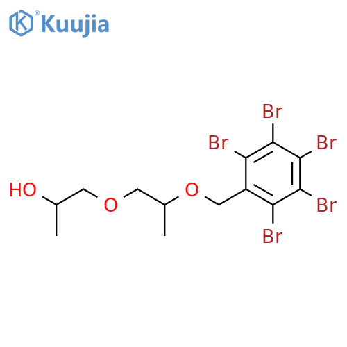 Ethanol, methyl-2-[methyl-2-[(pentabromophenyl)methoxy]ethoxy]- structure