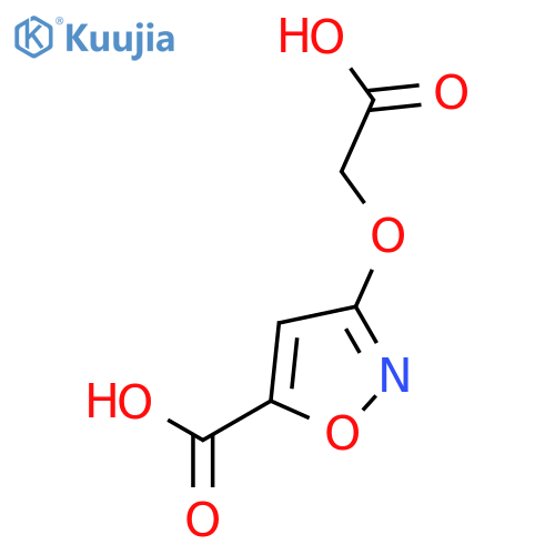 5-Isoxazolecarboxylicacid,3-(carboxymethoxy)-(9CI) structure