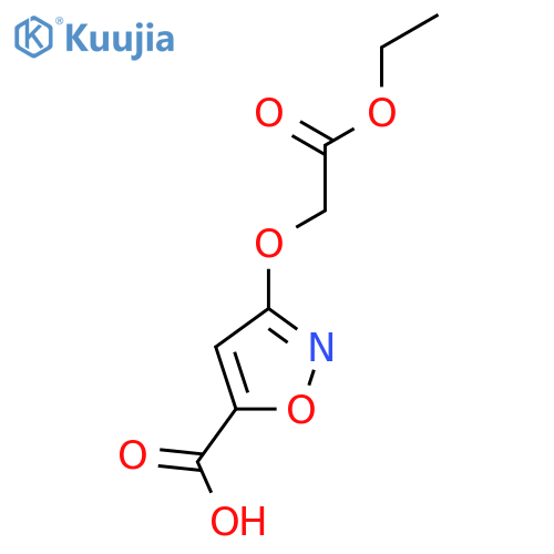 5-Isoxazolecarboxylic acid, 3-(2-ethoxy-2-oxoethoxy)- structure
