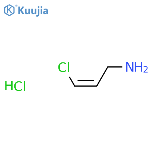2-PROPEN-1-AMINE, 3-CHLORO-, HYDROCHLORIDE, (2Z)- structure