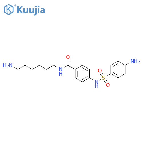 BENZAMIDE, N-(6-AMINOHEXYL)-4-[[(4-AMINOPHENYL)SULFONYL]AMINO]- structure