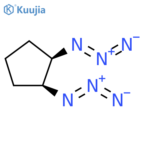 Cyclopentane, 1,2-diazido-, (1R,2S)-rel- structure