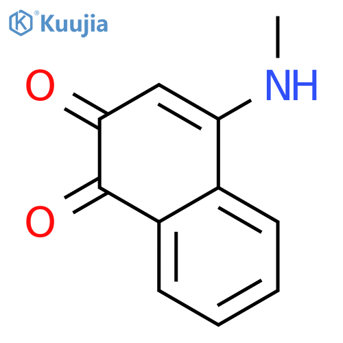 1,2-Naphthalenedione, 4-(methylamino)- structure
