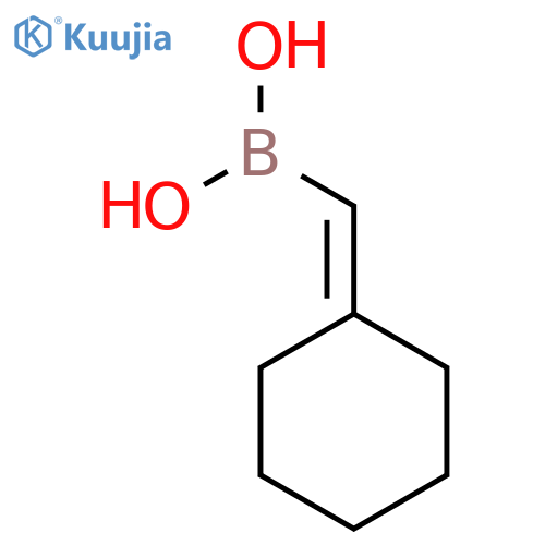 (Cyclohexylidenemethyl)boronic acid structure