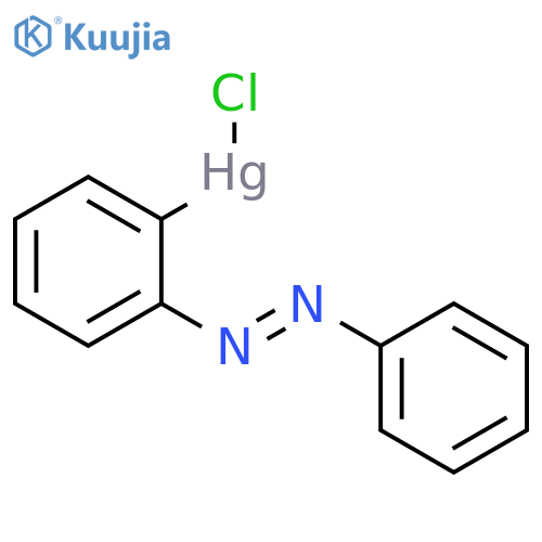 chloro{2-[(E)-phenyldiazenyl]phenyl}mercury structure