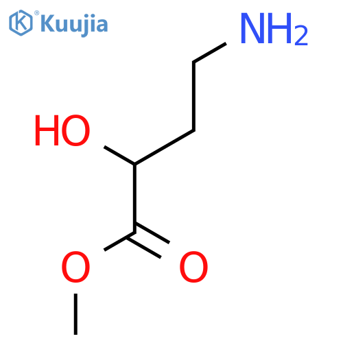 methyl 4-amino-2-hydroxybutanoate structure