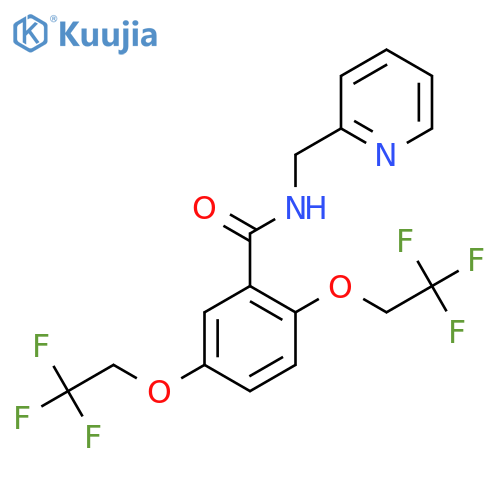 N-(2-Pyridinylmethyl)-2,5-bis(2,2,2-trifluoroethoxy)benzamide(Flecainide Impurity) structure
