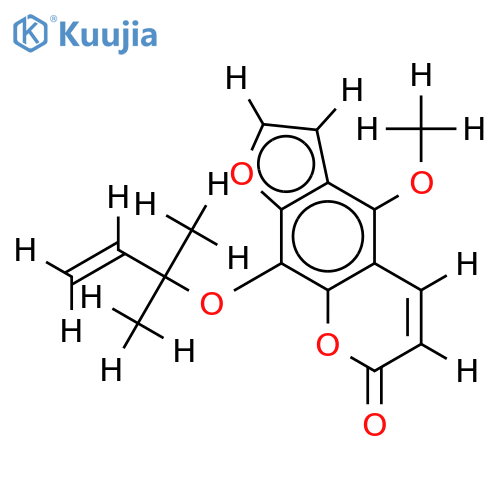 8-(1,1-Diemthylallyloxy)bergapten structure