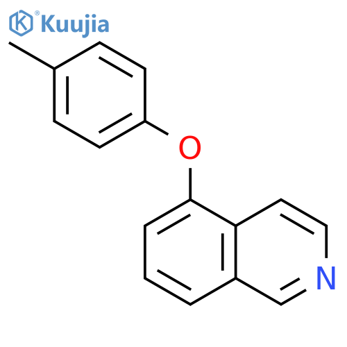 Isoquinoline, 5-(4-methylphenoxy)- structure