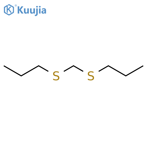 1-{[(propylsulfanyl)methyl]sulfanyl}propane structure