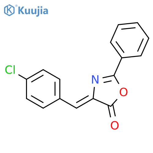 4-(4-Chlorobenzylidene)-2-phenyl-1,3-oxazol-5(4H)-one structure