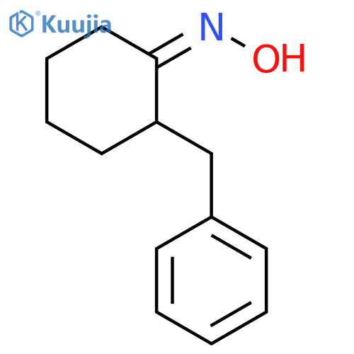 Cyclohexanone, 2-(phenylmethyl)-, oxime, (Z)- structure