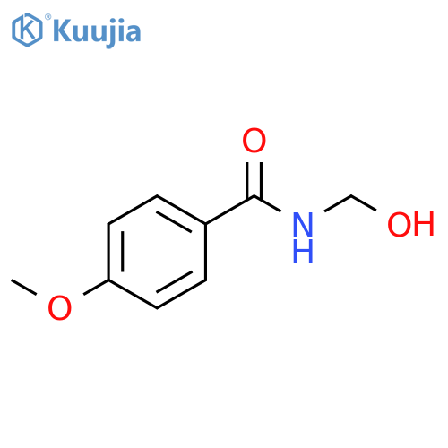 Benzamide, N-(hydroxymethyl)-4-methoxy- structure