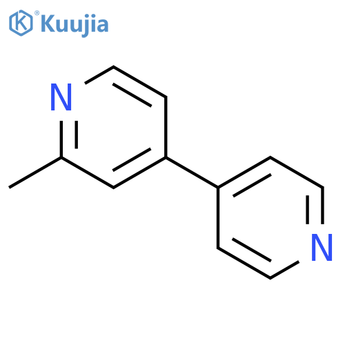 4,4'-Bipyridine, 2-methyl- structure