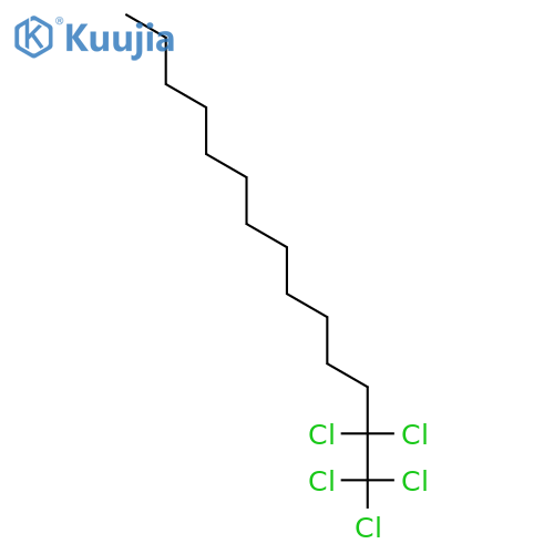 TETRADECANE, PENTACHLORO- structure