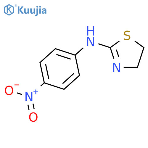 2-Thiazolamine,4,5-dihydro-N-(4-nitrophenyl)- structure