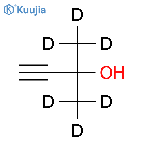 2-METHYL-D3-3-BUTYN-1,1,1-D3-2-OL structure