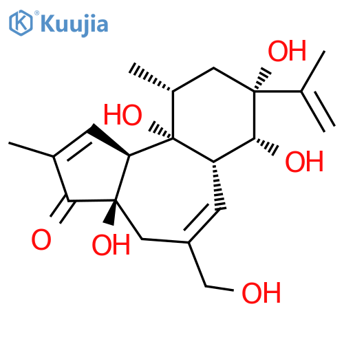 Benz[e]azulen-3(3aH)-one,4,6a,7,8,9,10,10a,10b-octahydro-3a,7,8,10a-tetrahydroxy-5-(hydroxymethyl)-2,10-dimethyl-8-(1-methylethenyl)-,(3aR,6aS,7R,8R,10R,10aR,10bS)- structure
