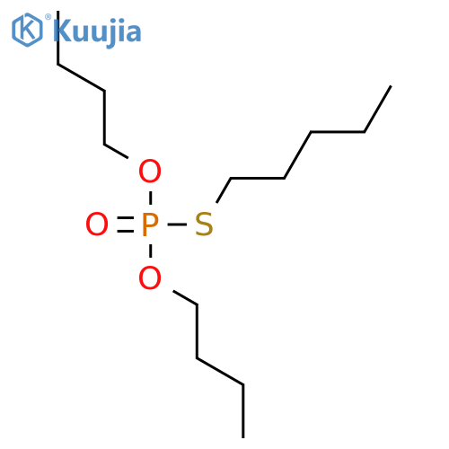 PHOSPHOROTHIOIC ACID, O,O-DIBUTYL S-PENTYL ESTER structure