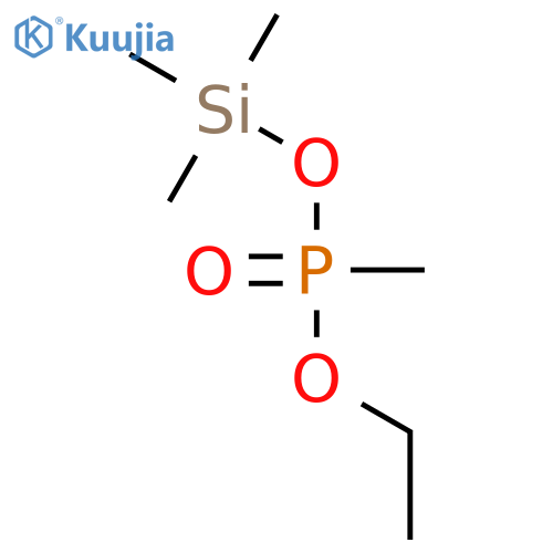 PHOSPHONIC ACID, METHYL-, ETHYL TRIMETHYLSILYL ESTER structure