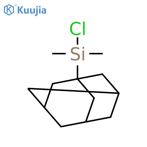 Silane, chlorodimethyltricyclo[3.3.1.13,7]dec-1-yl- structure