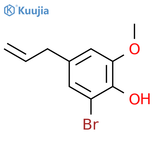 6-Bromo-4-allyl-2-methoxyphenol structure