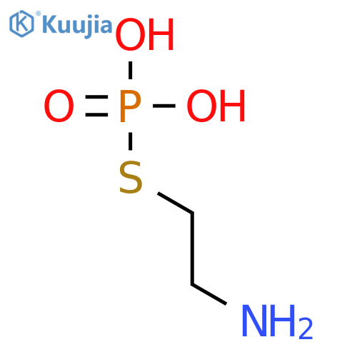Ethanethiol, 2-amino-,1-(dihydrogen phosphate) structure