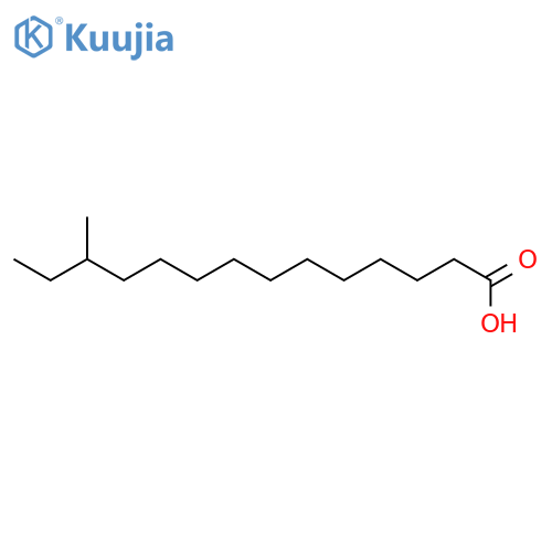 Tetradecanoic acid, 12-methyl-, (12S)- structure
