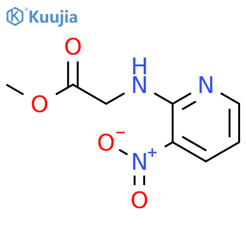 methyl 2-(3-nitropyridin-2-ylamino)acetate structure