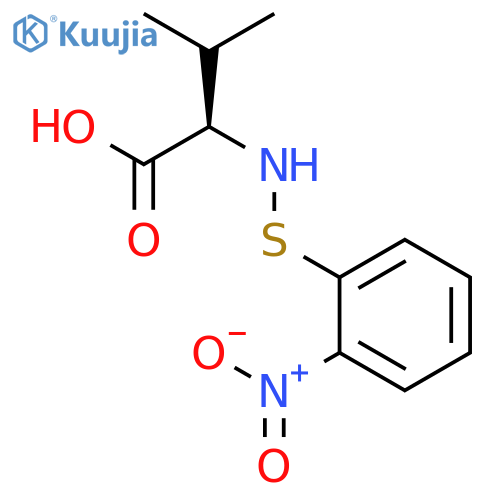 D-VALINE, N-[(2-NITROPHENYL)THIO]- structure
