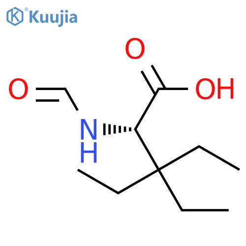 NORVALINE, 3,3-DIETHYL-N-FORMYL- structure