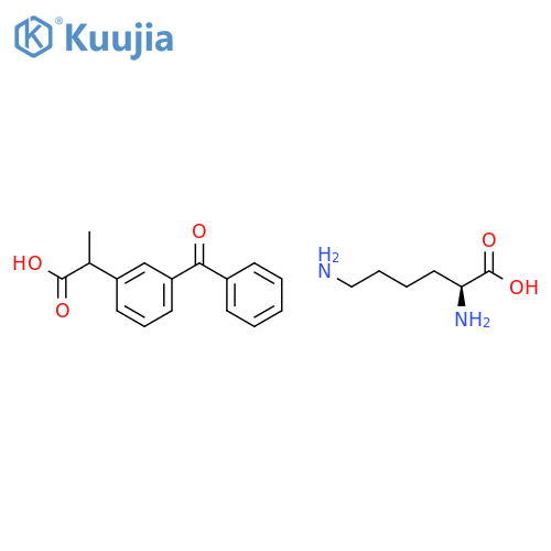 Ketoprofen lysinate structure