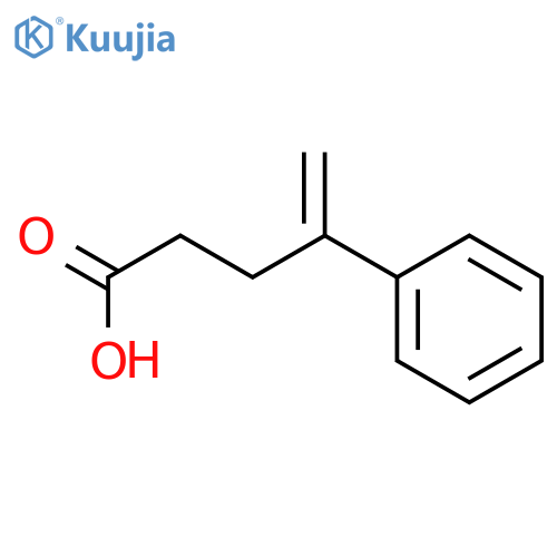 benzenebutanoic acid, γ-methylene- structure