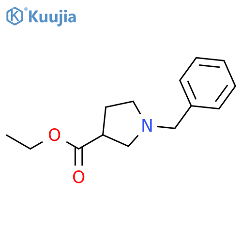 Ethyl 1-benzylpyrrolidine-3-carboxylate structure