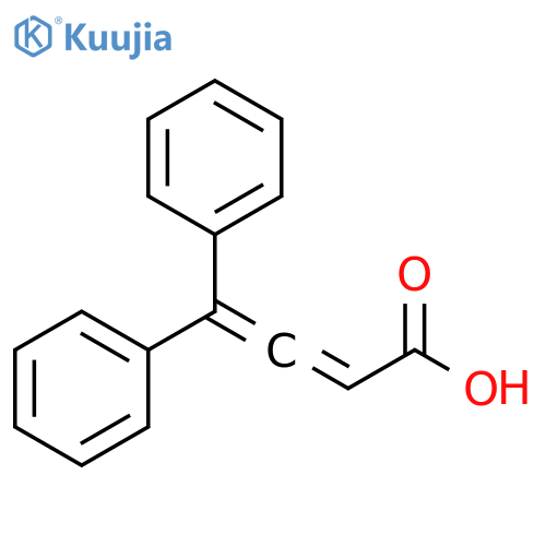 2,3-Butadienoic acid, 4,4-diphenyl- structure