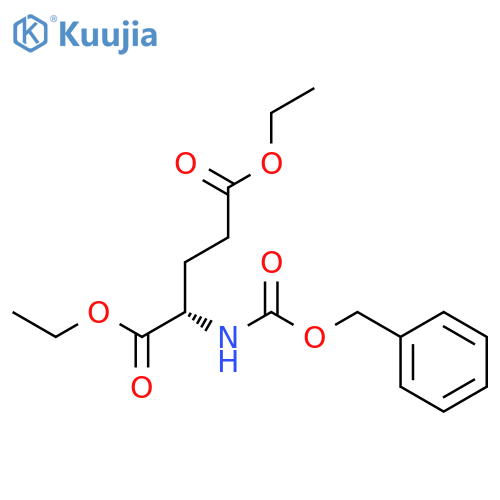 L-GLUTAMIC ACID, N-[(PHENYLMETHOXY)CARBONYL]-, DIETHYL ESTER structure