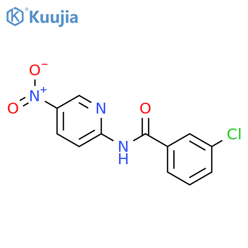 3-Chloro-N-(5-nitro-pyridin-2-yl)-benzamide structure