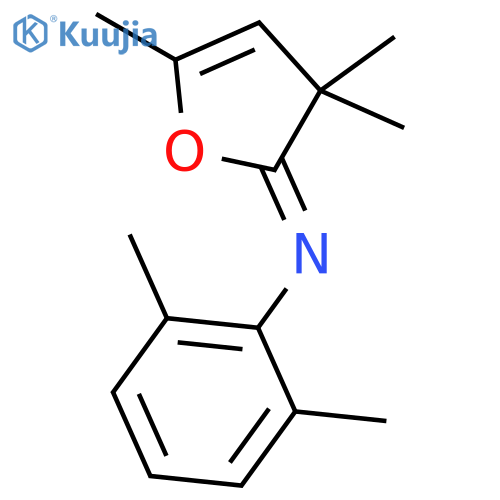 Benzenamine, 2,6-dimethyl-N-(3,3,5-trimethyl-2(3H)-furanylidene)- structure