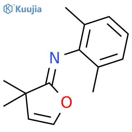 Benzenamine, N-(3,3-dimethyl-2(3H)-furanylidene)-2,6-dimethyl- structure