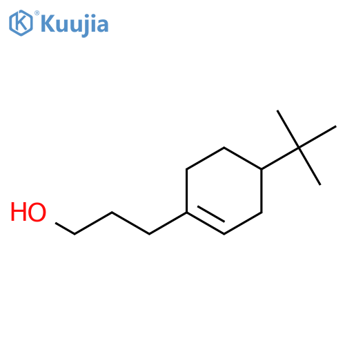 1-Cyclohexene-1-propanol, 4-(1,1-dimethylethyl)- structure