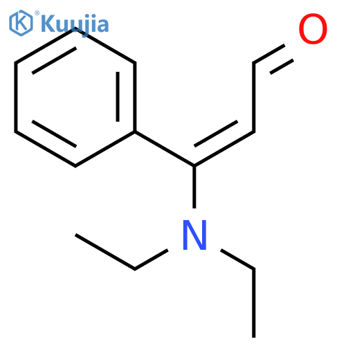 3-(Diethylamino)-3-phenylprop-2-enal structure
