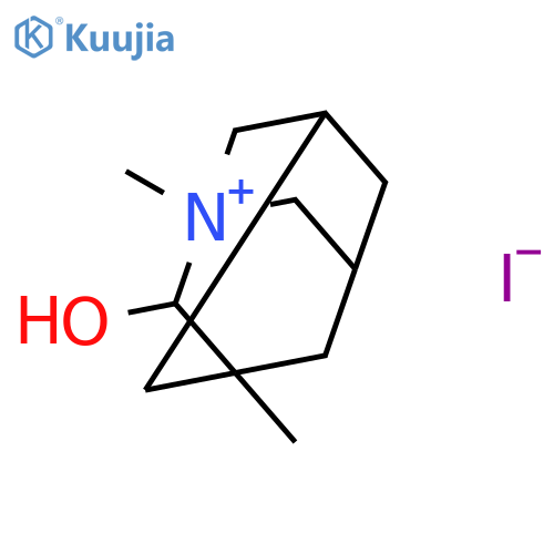 1-AZONIATRICYCLO[3.3.1.13,7]DECANE, 2-HYDROXY-1,3-DIMETHYL-, IODIDE structure