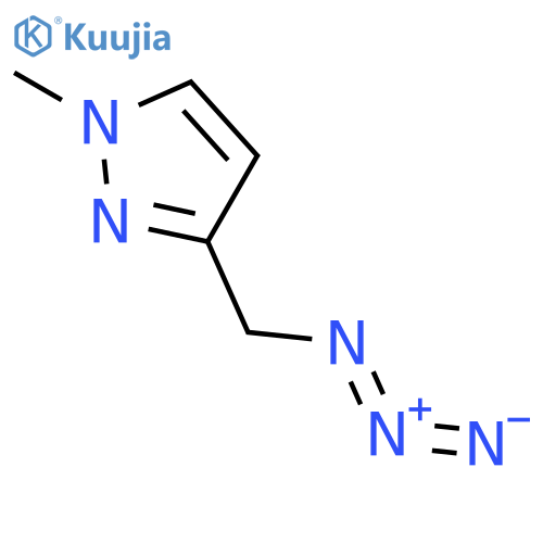 3-(azidomethyl)-1-methyl-1H-pyrazole structure