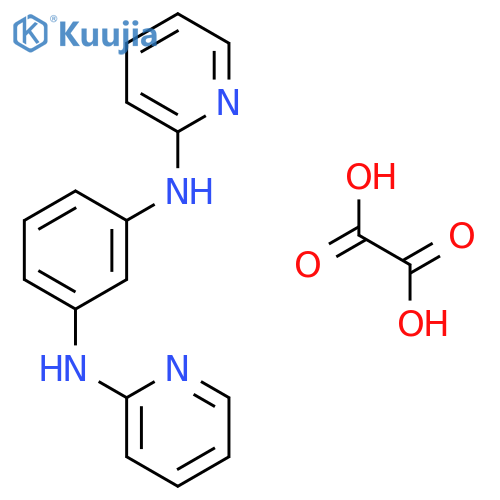 1,3-Benzenediamine, N,N'-di-2-pyridinyl-, ethanedioate (1:1) structure