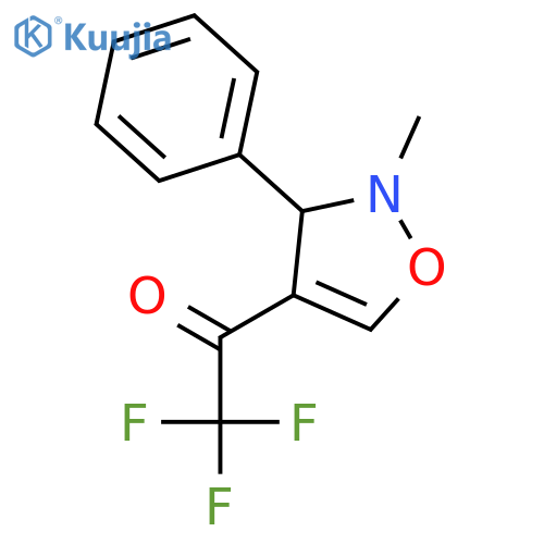 Ethanone, 1-(2,3-dihydro-2-methyl-3-phenyl-4-isoxazolyl)-2,2,2-trifluoro- structure