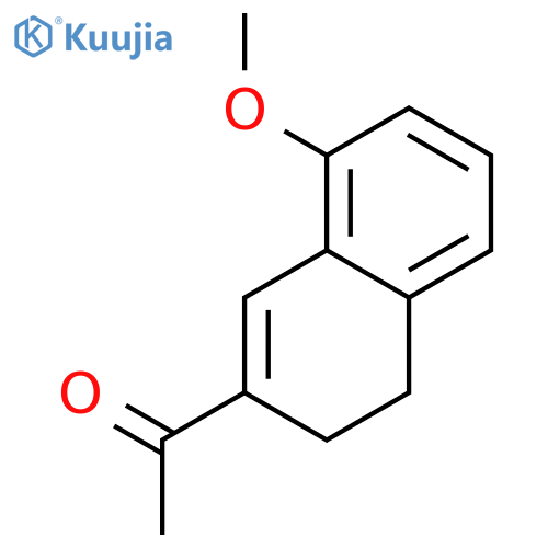 Ethanone, 1-(3,4-dihydro-8-methoxy-2-naphthalenyl)- structure