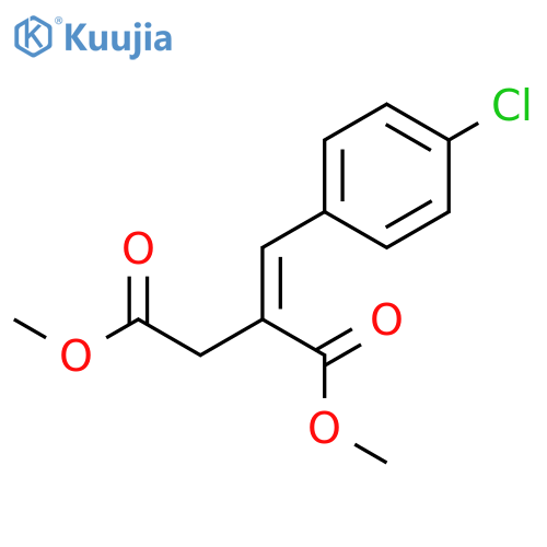 BUTANEDIOIC ACID, [(4-CHLOROPHENYL)METHYLENE]-, DIMETHYL ESTER, (2Z)- structure